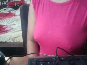 Young Pakistan White Girl Boob Pressed and Cow Milky Shaked