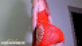 Red Dress Pixel Brat Tease and Denial Beta Safe