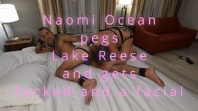 Naomi Ocean strapon fucks and then gets fucked by Lake Reese (1080p)