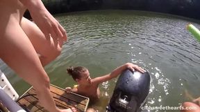 Wild Girls Skinny Dipping
