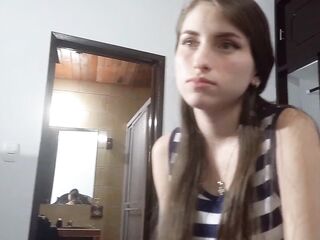 My Step Sister enjoys my Dong in the Family Cabin, I cum in it