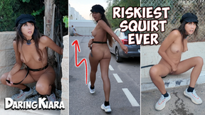 Spanking My Ass And Squirting In Public Fully Naked Exhibitionist