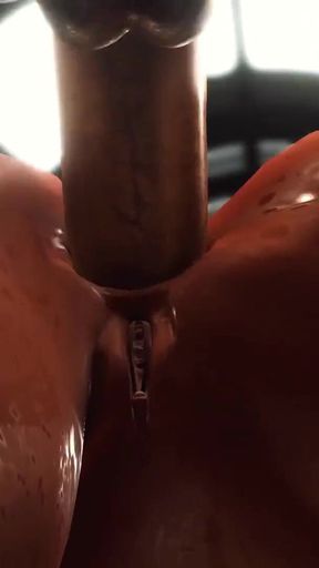 Area 51. Sci-fi Humanoid Female Android Futa Plays with a Sexy Busty Hottie in the Lab