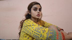 ( Stepmom ) Giving Handjob Massage-Clear Hindi Dirty Talk