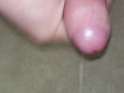Playing with my long fat cock till i explode.  Hope you like it.