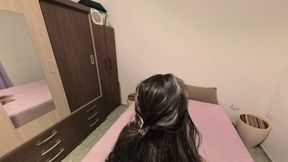 Fucking my stepmom doggy-style in her bedroom.POV