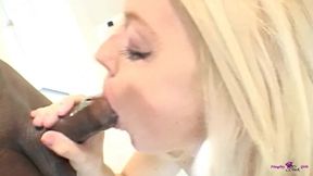 POV Blonde European Girl Alexis Pampers Your Rowdy BBC with Her Heavenly Handjob and Blowjob