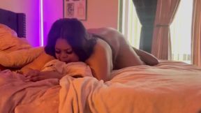BBW ebony shemale intense painal backshots