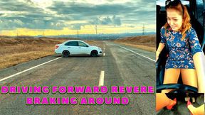 TANYA DRIVING FORWARD REVERSE BRAKING AROUND 4K (real video) FULL VIDEO 26 MIN