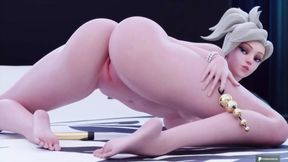 Mercy Mastrubation by PervertMuffinMajima - 3d hentai Anime, Porn Comics, Sex Animation, Rule 34, 60 fps