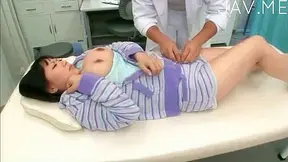 Jolly and busty japanese cock sucker is giving blowjob