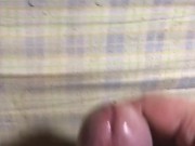 Japanese tiny penis jerking off poor cum watching Japanese AV