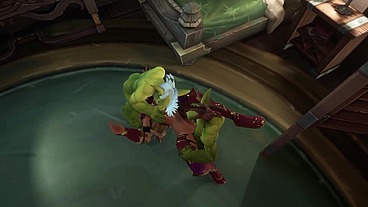 An Elf has a Threesome with two Goblins - Warcraft Parody