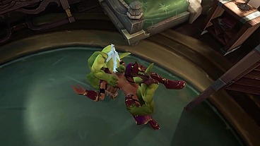 An Elf has a Threesome with two Goblins - Warcraft Parody