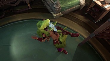 An Elf has a Threesome with two Goblins - Warcraft Parody