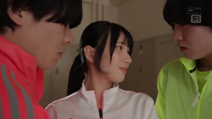Hot Japanese babe Moe Sakakibara gets it on in a steamy scene