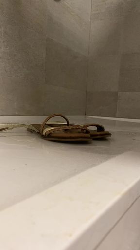 My stepsister's shoes are there to use