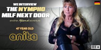 Anita is a 47 year old MILF who did an interview with us and got complete nympho in front of us