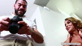 TS Marissa Minx Gagging Destroyed on Ricky's Fat Cock Throat Flood