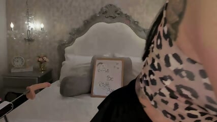 Teen stepsis moans uncontrollably as her tight body gets used by a BBC