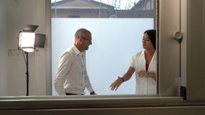 behind the scene, trans doctors want to be fucked by her horny patient.