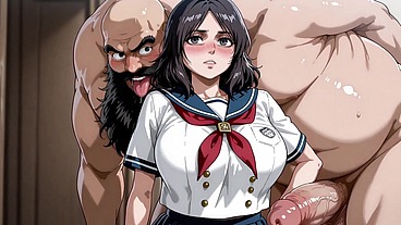 Ichibe (Bleach) x Pieck (AOT) AI