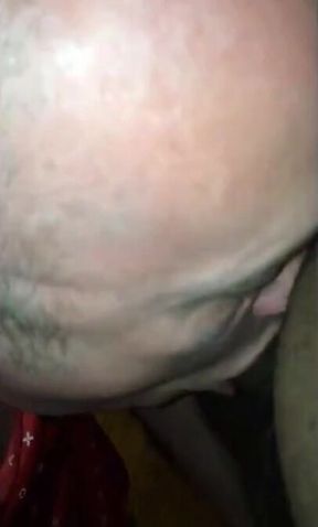 Black Cock Blowjob - Amateur Crossdresser Daddy Swallows 2 Thick Loads 2