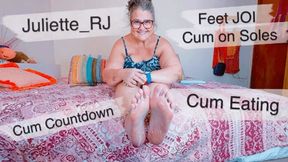 Juliette_RJ delicious Bed JOI with Cum Eating instructions - FOR MOBILE DEVICES USERS - SOLO FEMALE - FOOT FETISH - CUM COUNTDOWN - CUM EATING - THICK SOLES