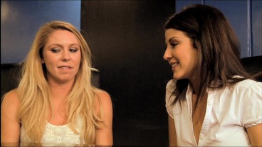 Brynn Tyler And Lexi Stone Take A Lesbo Love Break With Hard Plunging Dildos