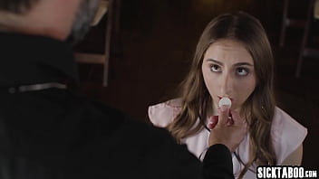Priest Tommy turned into sinner by hot big ass teen Penelope Kay