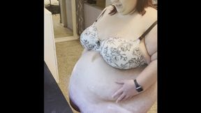 CeliaBBW Belly Plopping and Measuring