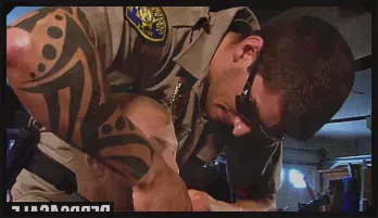 Rough Threesome with Officer and Hot Perp