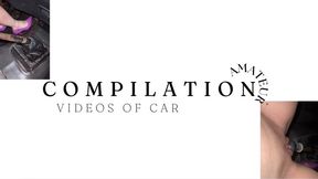 amateur compilation of videos in the car