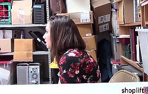 Hot teen gave her thing to bad policeman with big cock