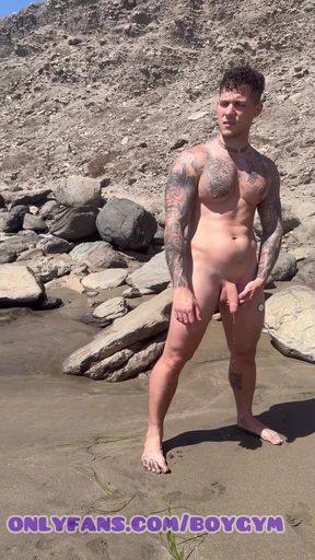 Gay Piss on the Beach
