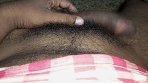 Indian Desi Big Boy Outdoor Masterbate with Kissing