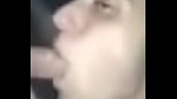 Cumslave Cockwhore Sissy to Suck Strangers Cock Naked in Car Backseat