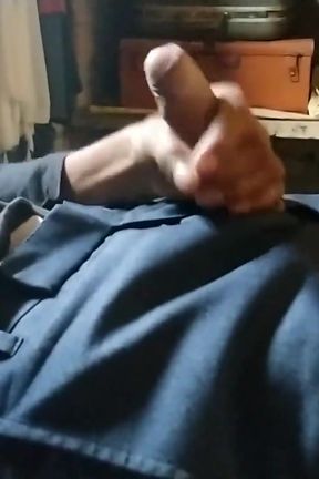 Desi Indian Big Cock Handjob on Bed