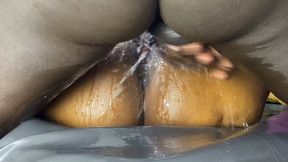 Must watch: Multiple squirting orgasms for stepmom getting fucked