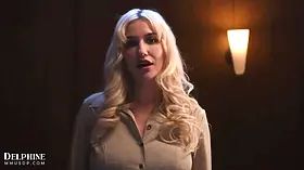 Delphine films  blonda cougar skye blue cheats on her husband