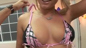 Petite Blonde JESSICA SHAW POV Facial Blowjob in Hotel