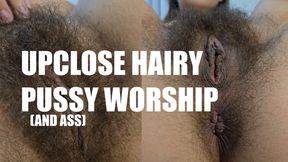 Hairy Pussy and Asshole WORSHIP