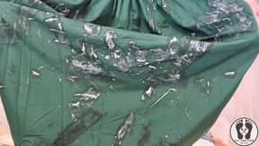 Austrian Woman in Dirndl Getting Dirty