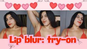 Lip blur try-on