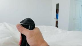 ”My stepmum caught me jerking off into socks! - Riley Jacobs”