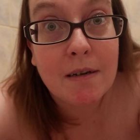 Shaving and Playing with Boobs in the Bath