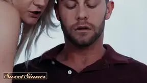 Nerdy assistant gives in to boss's advances