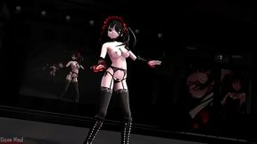 Kurumi Tokisaki MMD 3D Hentai Porn Shows Off Her Sexy Moves
