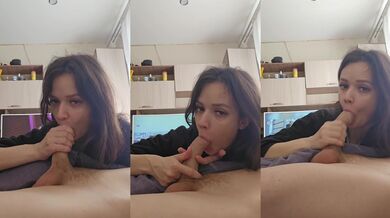 Step sis rides my big dick after the anime after party