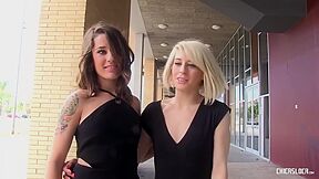 Wild Latina Blonde And Brunette teens 18+ Indulge In Lesbian Sex - Nora Barcelona And Alexa Nasha